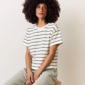 Marine Layer Sadie Vintage Slub Crop Tee EUC